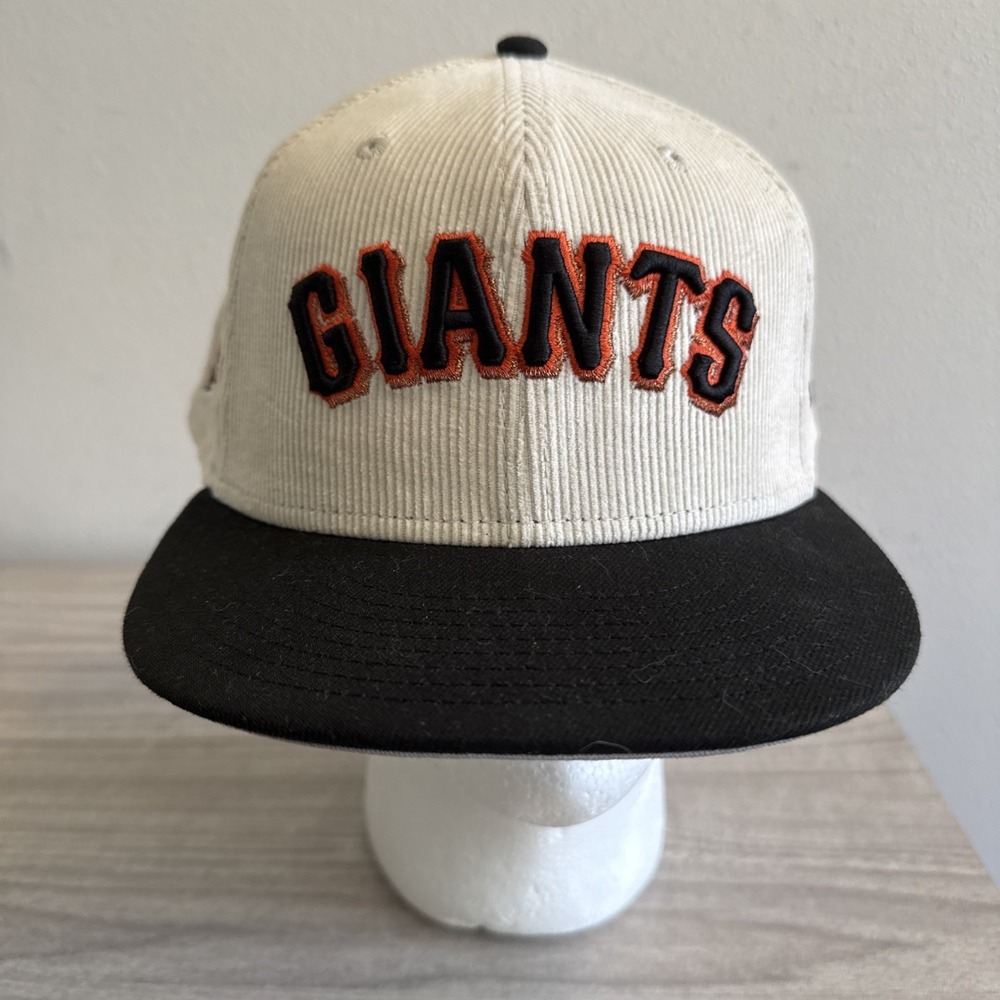 New Era Cooperstown Collection SF Giants 50 Years Fitted MLB Hat Sz 7 5/8